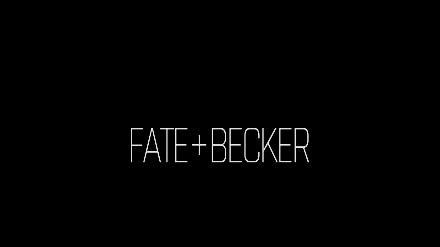 Fate + Becker brand logo.