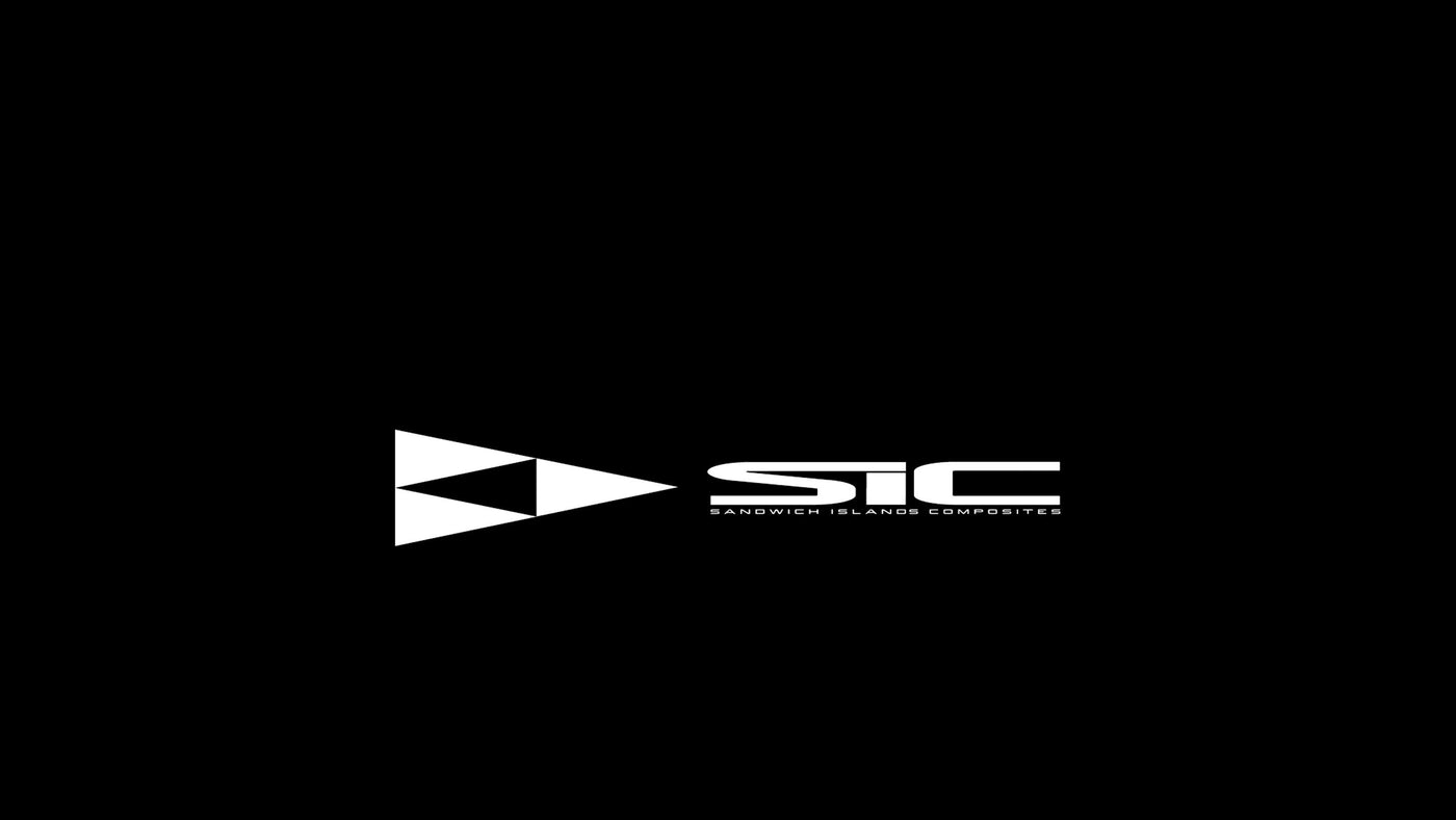 shows the logo of the surfing brand SIC.