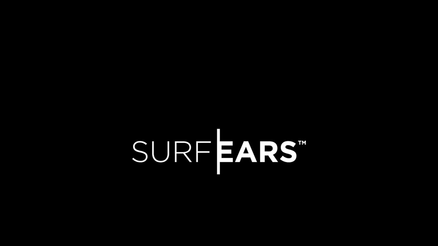 Shows the logo of the brand SurfEars.