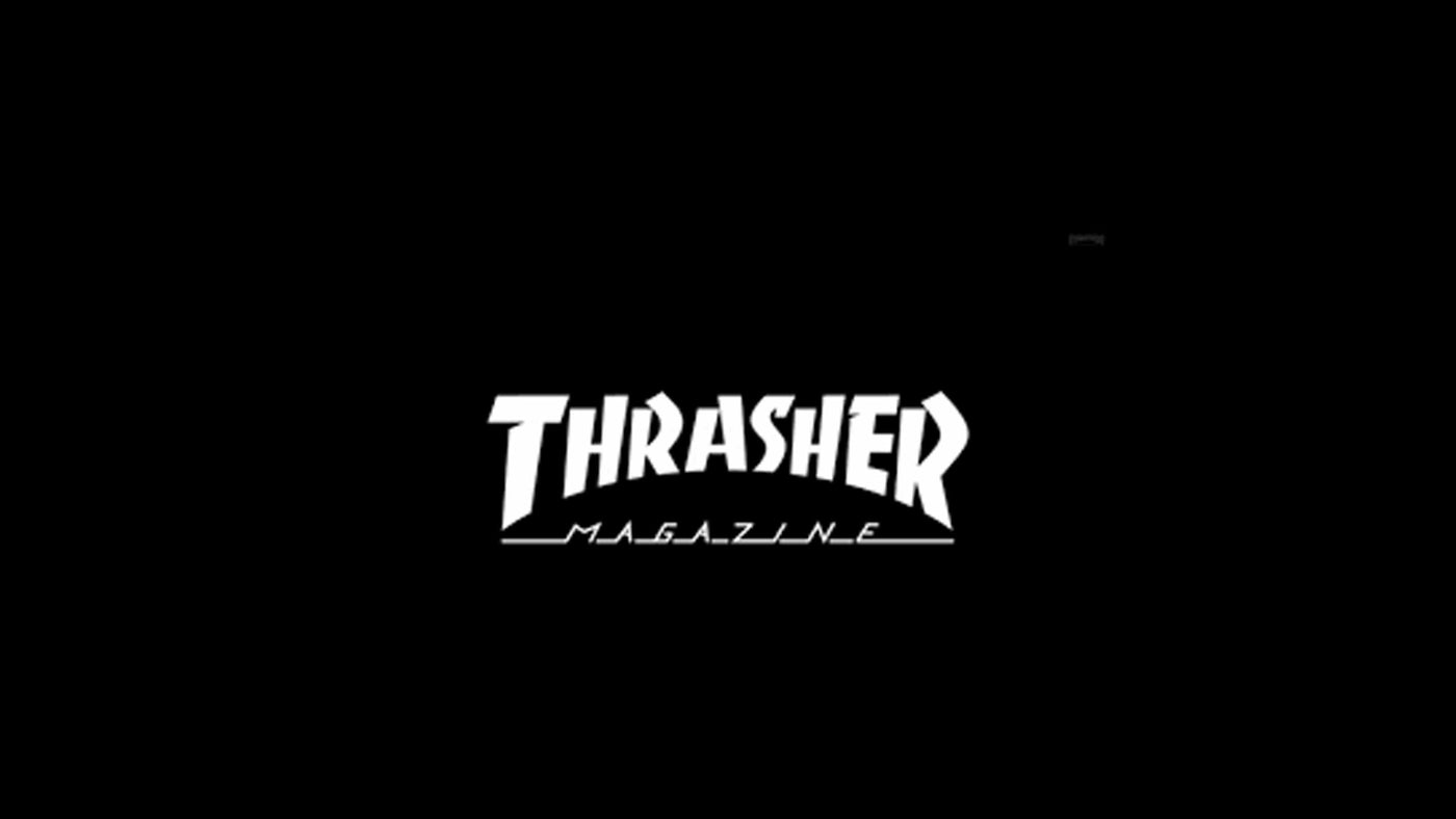 Shows the logo of the famous skate brand Thrasher.