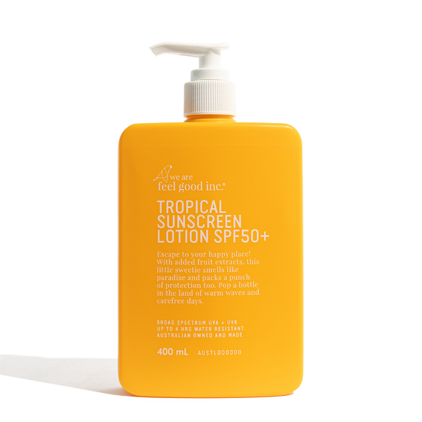 We Are Feel Good Inc. Tropical Sunscreen Lotion in 400ml